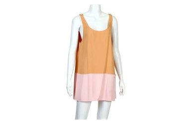 Chanel Orange and Pink Crepe Top/Dress