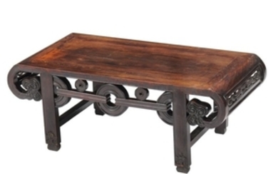 A Chinese hardwood low table
