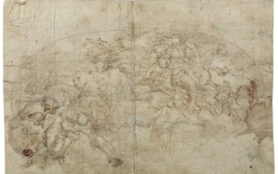 Domenico Piola (Genova 1627-1703), Scena allegorica