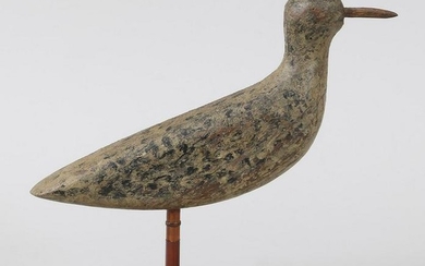 Early Golden Plover decoy found on Long Island