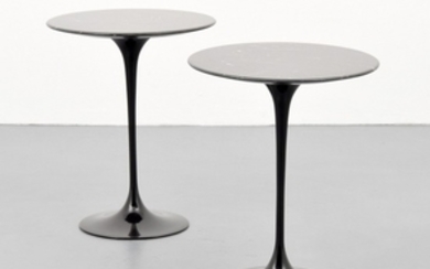 Eero Saarinen; Knoll - Pair of Eero Saarinen "Tulip" Occasional Tables