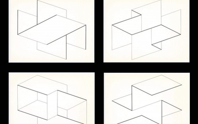 Josef Albers "Structural Constellations" Four Works