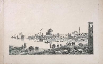 L. Garreau, View of the Shore at Cazas in Lebanon, etching on paper [probably Amsterdam, c. 1790]