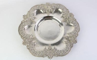 Large Portuguese Silver Platter