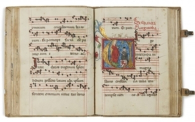 Manuscrit liturgique de l’abbaye de Nonnberg, en latin, enluminé sur papier
