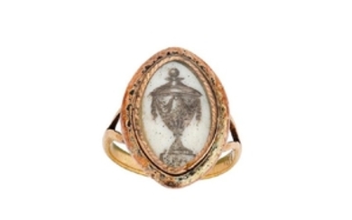 A mourning ring, circa 1785