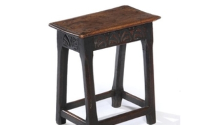A oak joint stool