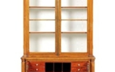 A REGENCY ROSEWOOD SECRETAIRE-CABINET, ATTRIBUTED TO GILLOWS, CIRCA 1810