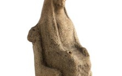 Statuetta votiva di dea assisa in trono Magna Grecia, IV...