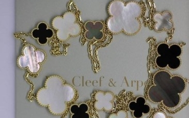 Van Cleef & Arpels Magic Alhambra 16 Motif Necklace