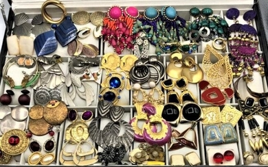[50] Assorted Costume Jewelry Earrings - Pierced