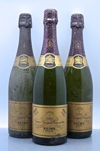 7 bouteilles CHAMPAGNE Veuve Clicquot 1969…