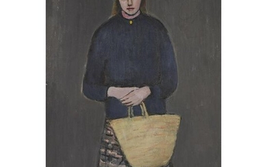 Â§ AGNES DREY (BRITISH 1890-1957) WOMAN WITH SHOPPING