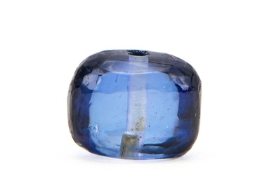 A BLUE GEMSTONE, PROBABLY SAPPHIRE, 19TH CENTURY OR EARLIER ...