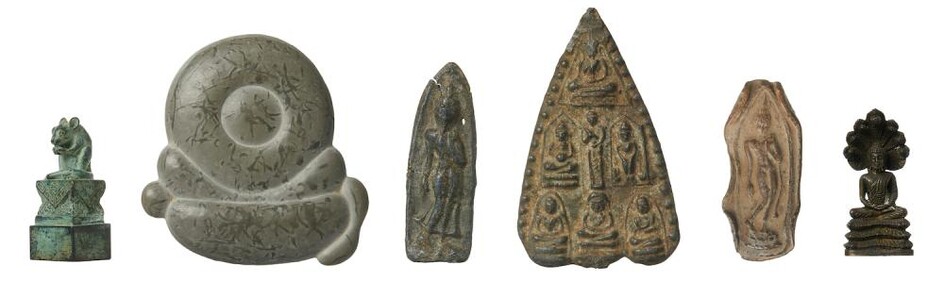 A COLLECTION OF FINE EASTERN ANTIQUITIES PLUS A STONE CARVING