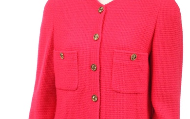 A Chanel pink tweed jacket, circa 1991