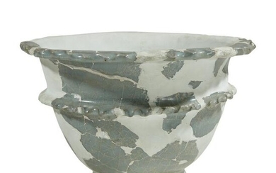 A Chinese Guanyao planter, Southern Song dynasty shards