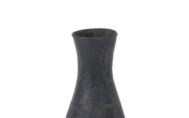 A Chinese Longshan black pottery vessel