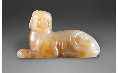 A Chinese Russet Jade Dog