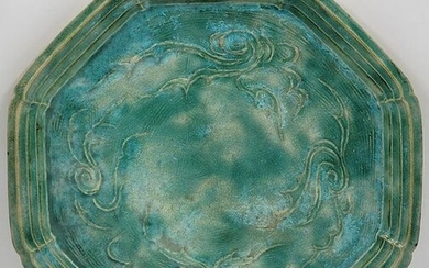 A Fine Monumental Asian Charger 18th Century, Beautiful Colors 19" Diameter