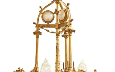 A French gilt-bronze chandelier