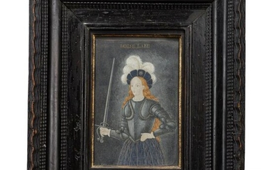 A French portrait of Louise LabÃ©, 16th century
