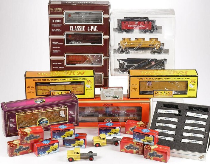 A GOOD GROUP OF TRANSPORTATION RELATED TOYS