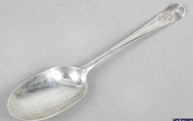 A George I Britannia silver Hanoverian spoon.