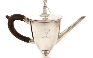 A George III old Sheffield plated argyle, unmarked...