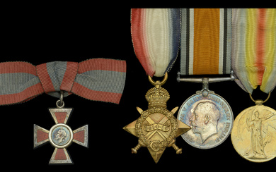 A Great War A.R.R.C. group of four awarded to Sister Irene de...