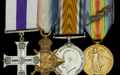 A Great War ‘Somme’ M.C. group of four awarded to Captain J....