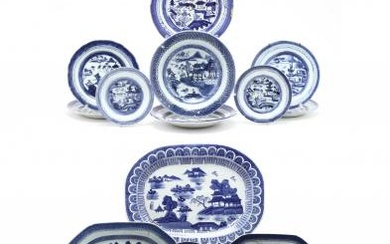 A Group of Canton Export Porcelain