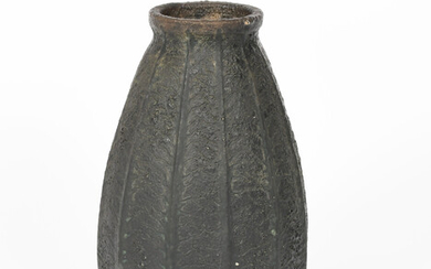 A Martin Brothers stoneware gourd vase by Edwin and Walter Martin