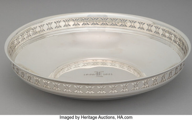 A Tiffany Studios Reticulated Silver Bowl (1921)