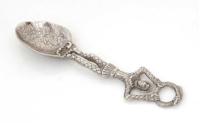 A Victorian cast teaspoon.