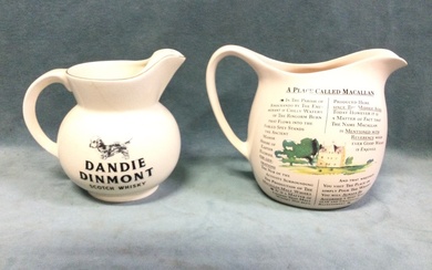 A Wade whisky water jug with Dandie Dinmont decoration and...