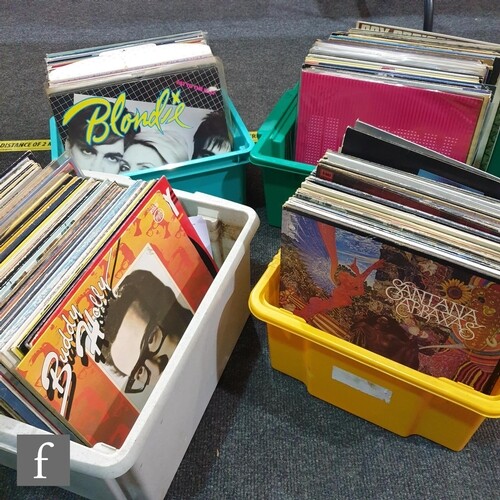 A collection of 1980s rock, pop rock and progressive rock LP...