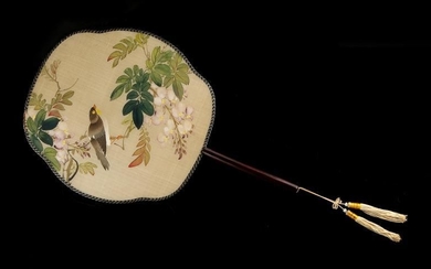 A late 19th / early 20th century Chinese painted...