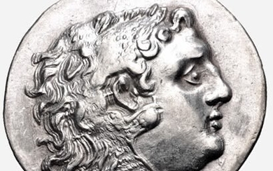 A silver Tetradrachm in the name of Alexander III...