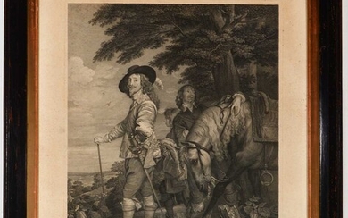 After Anthony van Dyke - engraving with etching
