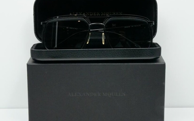 Alexander McQueen Aviator Sunglasses W/Case and Box