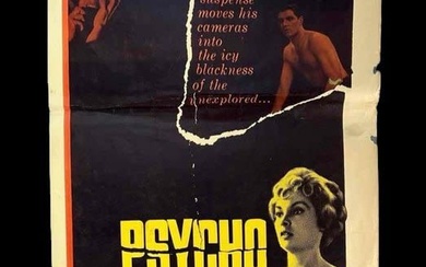 Alfred Hitchcock's Psycho 1960 Insert Size Movie Poster