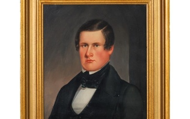American School Antique Style Portrait Painting