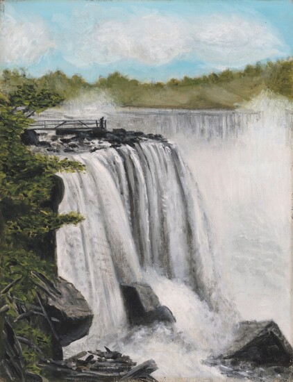 American School(?), early 20th Century, The American Falls and Terrapin Point at Niagara Falls