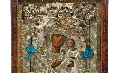 An Icon of the Virgin of Hodegetria in Kiot.