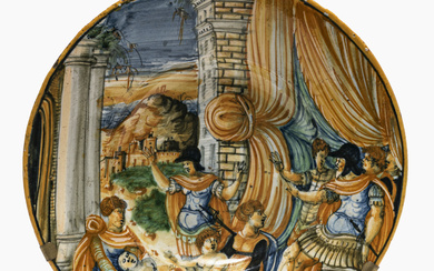 An Istoriato plate - Urbino, circa 1540/1550