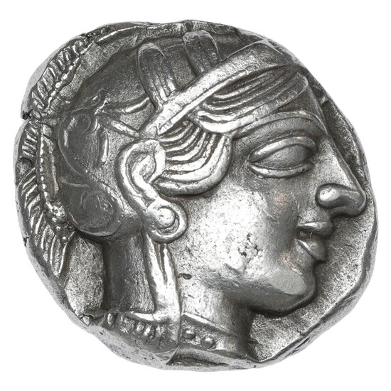 Ancient Greece, Attica, Athens, Tetradrachm, c. 454–404 BC, Kroll 8, Dewing 1591...