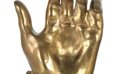 Anne Marie Slipper 1932-2018 Bronze Hand Sculpture
