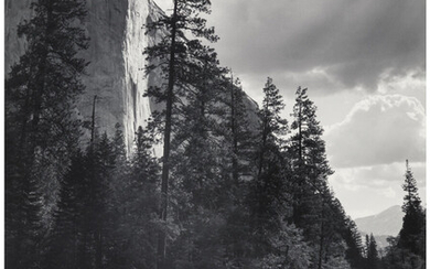 Ansel Adams (1902-1984), El Capitan, Merced River, Clouds, Yosemite National Park, California (circa 1952)
