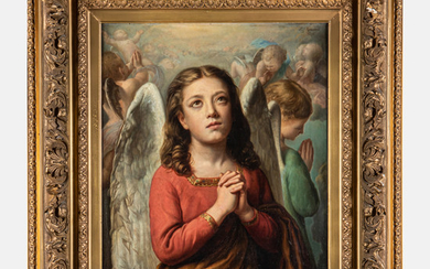Antione Eugene Renourd, (1835-1921) - Portrait of an Angel